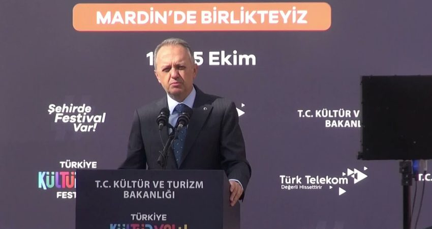 Kültür ve Turizm Bakan Yardımcısı Gökhan Yazgan, Mardin'de yaptığı konuşmada,