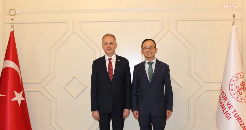 Kültür ve Turizm Bakan Yardımcısı Gökhan Yazgı, Çin'in Ankara Büyükelçisi
