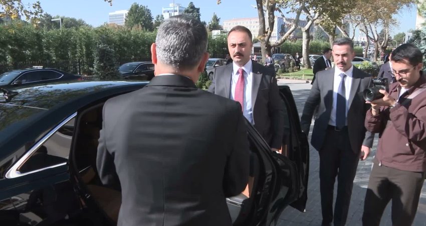 İçişleri Bakanı Mustafa Çiftçi ile Tarım ve Orman Bakanı İbrahim