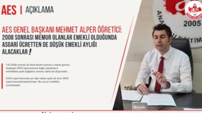 BASK ve Anadolu Eğitim Sendikası Genel Başkanı Mehmet Alper Öğretici,