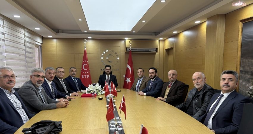 Birleşik Kamu-İş Konfederasyonu Genel Başkanı Orhan Yıldırım ve beraberindeki heyet,