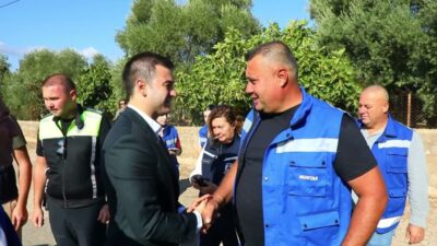 Bodrum Belediye Başkanı Tamer Mandalinci, Çamarası ve Kumköy mahallelerinde vatandaşlarla