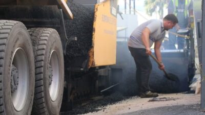 Bodrum Belediyesi, Mumcular, Gümüşlük, Gölköy ve Dereköy mahallelerinde sıcak asfalt