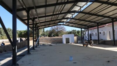 Bodrum Belediyesi’nin Pınarlıbelen Mahallesi’nde yapımını sürdürdüğü Pazar Yeri ve Sosyal