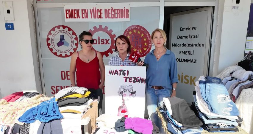 Bodrum’da kadınlardan “İnatçı tezgahı” ile dayanışma Muğla’nın Bodrum ilçesinde kadınlar, kurdukları tezgahta kullanılmayan ürünleri değerlendiriyor. "İnatçı