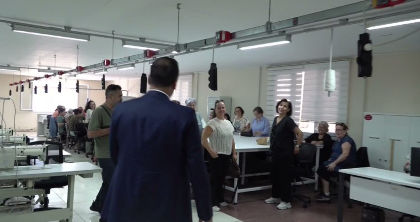 Bornova Belediye Başkanı Ömer Eşki, el sanatları ve ev tekstili