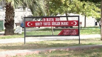 Bornova Belediyesi, Erzene Mahallesi’nde bulunan ve içerisinde halı sahanın da