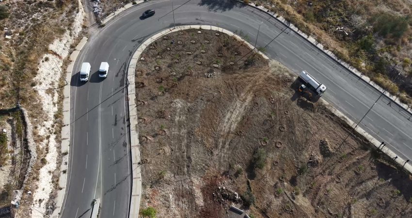 Buca’da 5 dönümlük alanda yeşil dönüşüm İzmir Büyükşehir Belediyesi, Buca Adatepe Mahallesi’nde yaklaşık 5 dönümlük alanda