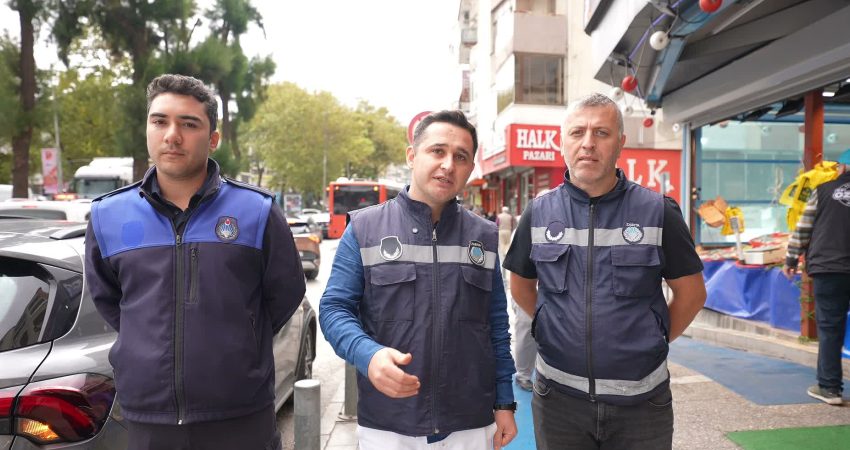 Buca Belediyesi ekiplerinin denetimlerinde, Şirinyer’de faaliyet gösteren bir şarküteride son