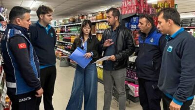 Burdur Belediyesi, kent genelindeki market, süpermarket ve benzeri satış noktalarında