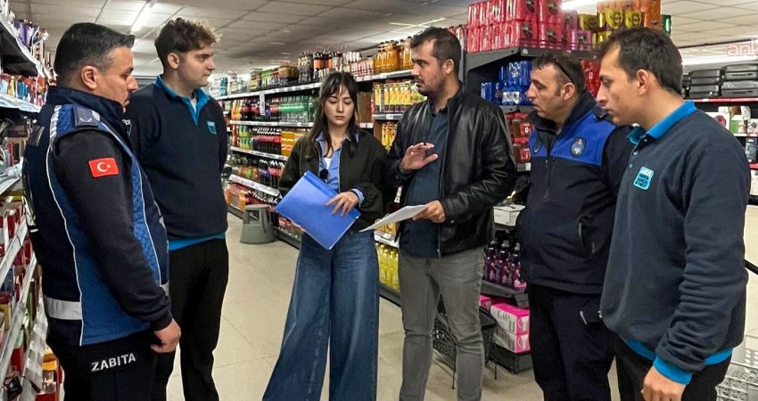Burdur Belediyesi, kent genelindeki market, süpermarket ve benzeri satış noktalarında