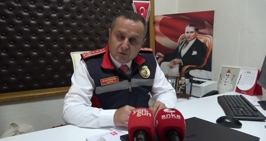 Burdur Belediyesi İtfaiye Müdürü Mehmet Ali Ballak, yılbaşından bu yana