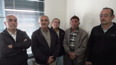 Burdur’un Kemer ilçesine bağlı Elmacık Köyü sakinleri, arazi toplulaştırma çalışmaları