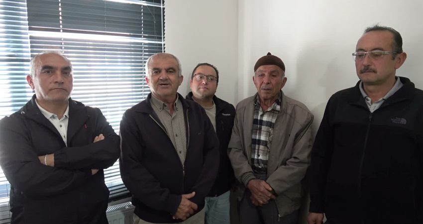 Burdur’un Kemer ilçesine bağlı Elmacık Köyü sakinleri, arazi toplulaştırma çalışmaları