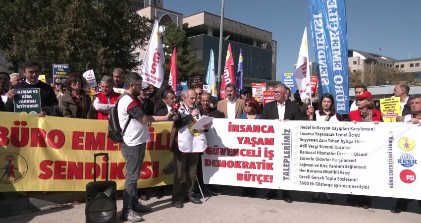 Büro Emekçileri Sendikası (BES), 2027 yılı bütçesini Hazine ve Maliye