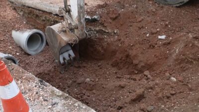 Bursa Büyükşehir Belediyesi, Osmangazi ilçesinin Hüdavendigar Mahallesi’nde altyapı güçlendirme çalışmaları