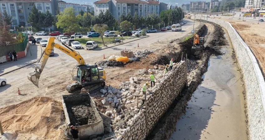 Bursa Büyükşehir Belediyesi, ıslah çalışmaları kapsamında Nilüfer ilçesinde bulunan Hasanağa