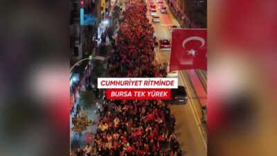 Bursa'da 29 Ekim Cumhuriyet Bayramı, "Cumhuriyet Yürüyüşü", Cumhuriyet Albümü Açıkhava