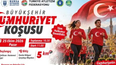 Bursa Büyükşehir Belediyesi, 29 Ekim Cumhuriyet Bayramı etkinlikleri kapsamında 25