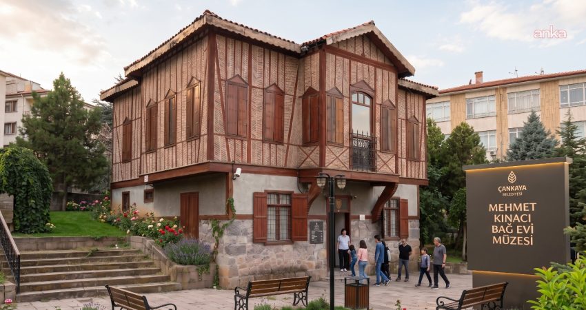 Çankaya Belediyesi, “Çankaya Miras” projesi kapsamında Ayrancı’daki tarihi Mehmet Kınacı