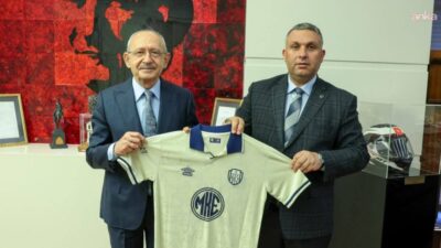 CHP Genel Başkanı Kemal Kılıçdaroğlu, MKE Ankaragücü Başkanı İlhami Alparslan