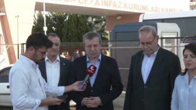 CHP heyeti, Tarsus Cezaevi’nde tutuklu bulunan Türkiye Belediyeler Birliği Başkanı
