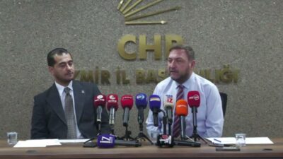 CHP İzmir İl Başkanı Utku Gümrükçü, Çiğli Belediye Başkanı Onur