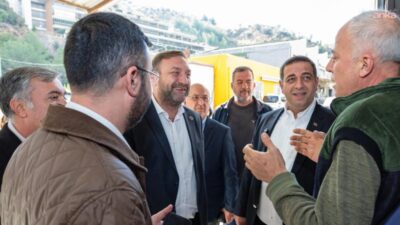 CHP İzmir İl Başkanlığı’nın saha çalışmaları kapsamında Narlıdere Küçük Esnaf
