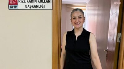 CHP Rize İl Kadın Kolları Başkanı Zahide Beyhan'ın da arasında