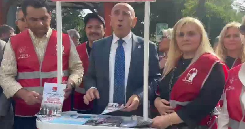 CHP Beşiktaş İlçe Başkanı Serhat Dükel ve yöneticilerle Beşiktaş Abbasağa