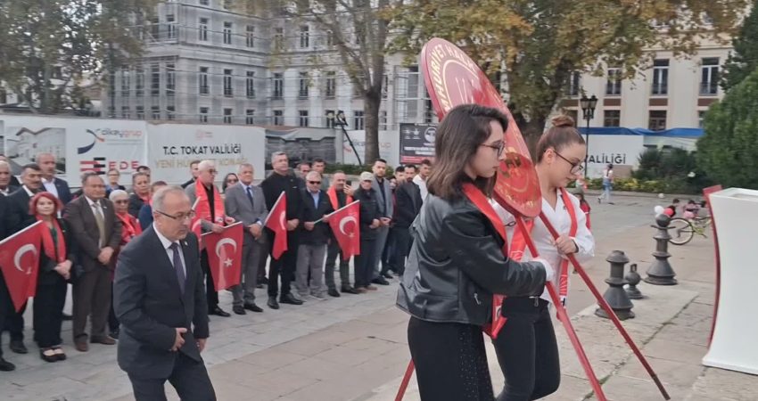 CHP Tokat İl Örgütü, Cumhuriyet'in ilanının 103. yıl dönümü dolayısıyla