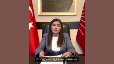 CHP Grup Başkanvekili Sevda Erdan Kılıç, İzmir Aliağa’da sendika seçme