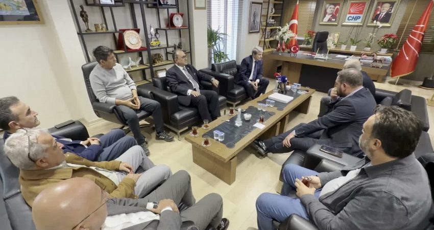 CHP Genel Sekreteri Rıfat Nalbantoğlu ile eski İzmir Milletvekili Aytun