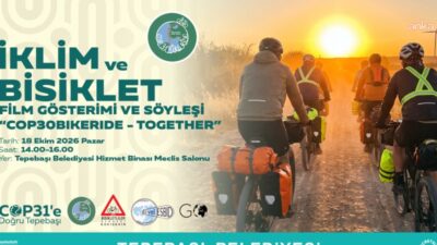 Tepebaşı Belediyesi, İklim Haftası’nda "COP30BikeRide-Together" belgeselini izleyiciyle buluşturacak. Kıtaları aşan