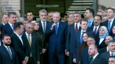 Cumhurbaşkanı ve AK Parti Genel Başkanı Recep Tayyip Erdoğan, AK