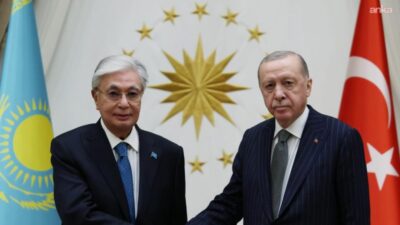 Cumhurbaşkanı Recep Tayyip Erdoğan, Kazakistan Cumhurbaşkanı Kasım Cömert Tokayev ile