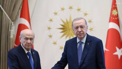 Cumhurbaşkanı Recep Tayyip Erdoğan, MHP Genel Başkanı Devlet Bahçeli’yi Cumhurbaşkanlığı
