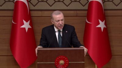 Cumhurbaşkanı Recep Tayyip Erdoğan, Muhtarlar Günü Buluşması'nda yaptığı konuşmada, bölgedeki