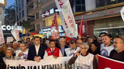 İzmir’de Cumhuriyet ve Emek Bileşenleri ile YENİ Partililer, Büyükşehir Belediye