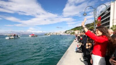 Çeşme’de, Cumhuriyet'in 103. yılı 28 Ekim’den itibaren düzenlenen tören, resepsiyon
