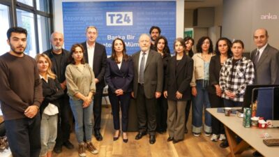 DEM Parti Eş Genel Başkanları Tülay Hatimoğulları ve Tuncer Bakırhan,