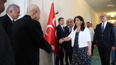 DEM Parti İmralı Heyeti Üyeleri Pervin Buldan, Mithat Sancar ve