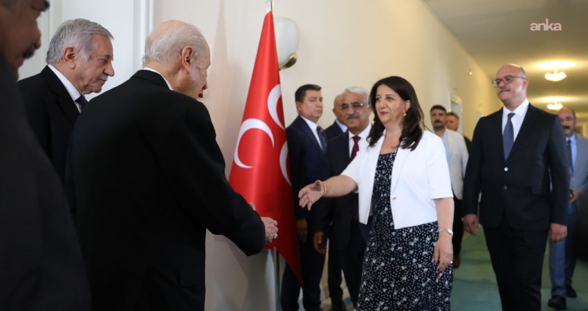 DEM Parti İmralı Heyeti Üyeleri Pervin Buldan, Mithat Sancar ve