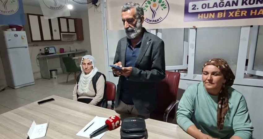 DEM Parti Osmaniye Eş Başkanı Adnan Gökçen, Ankara Gar Katliamı’nın