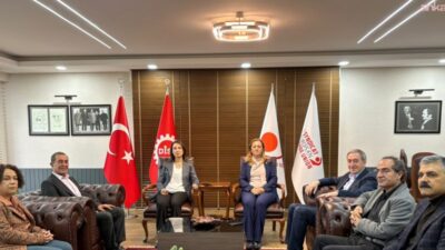 DEM Parti Eş Genel Başkanları Tülay Hatimoğulları ve Tuncer Bakırhan,