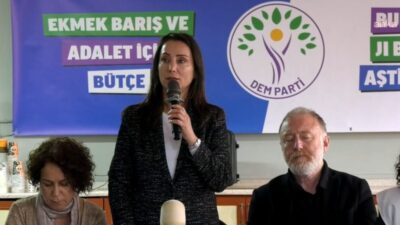 DEM Parti Eş Genel Başkanı Tülay Hatimoğulları, “Ekmek, Barış ve