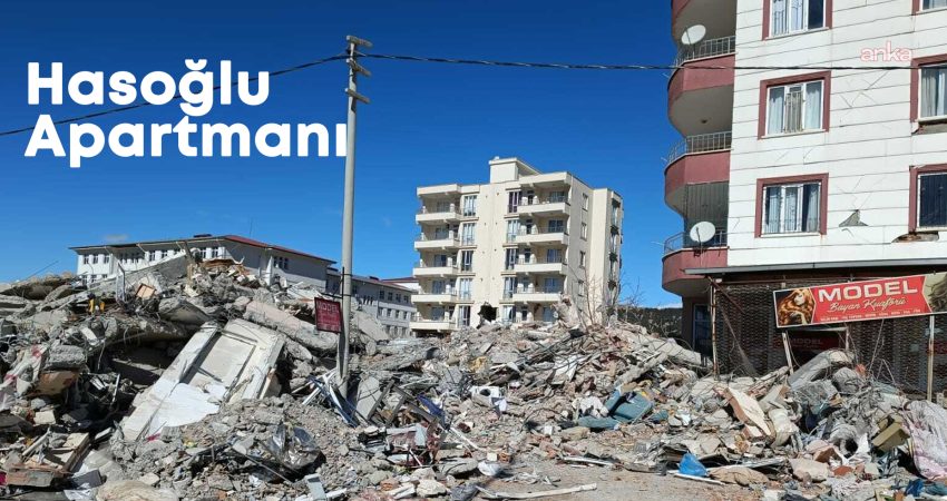 Adıyaman'da 6 Şubat depremlerinde 25 kişinin yaşamını yitirdiği Hasoğlu Apartmanı