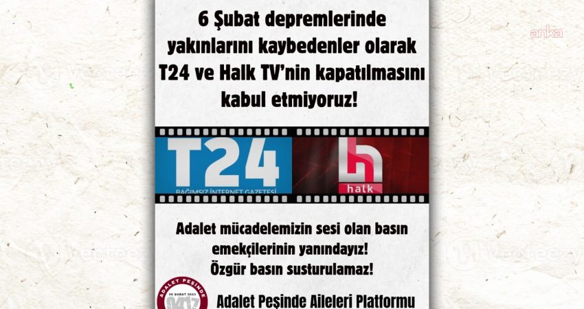 6 Şubat depremlerinde yakınlarını kaybeden ailelerin oluşturduğu Adalet Peşinde Aileleri