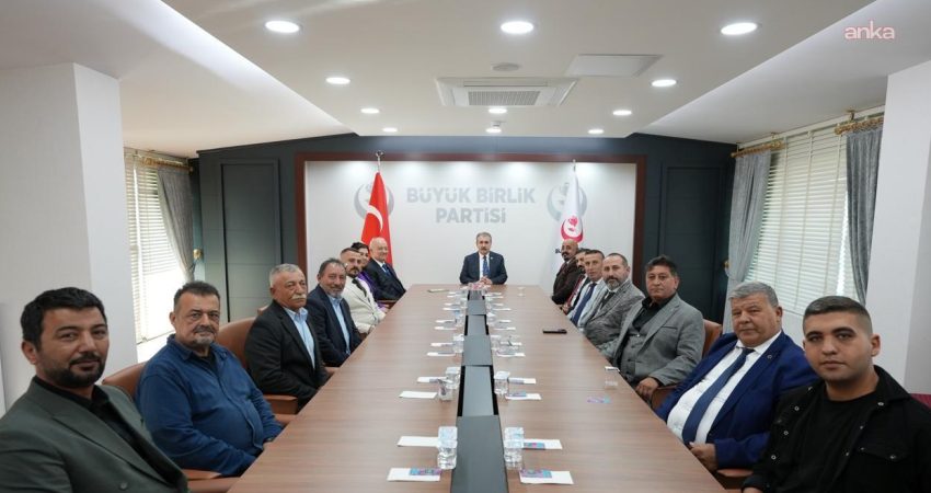 BBP Genel Başkanı Mustafa Destici, Antalya ve Burdur’dan gelen 12