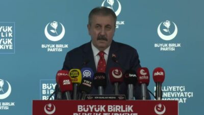 BBP Genel Başkanı Mustafa Destici, "Doğu Türkistan 'Kızıl Çin' tarafından
